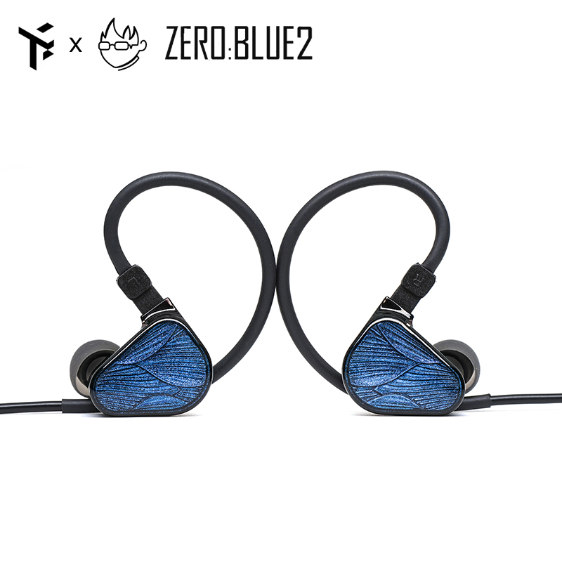 Planar Magnetic Iem Earphones - TRUTHEAR X Crinacle Zero:BLUE2 Earphone Wired