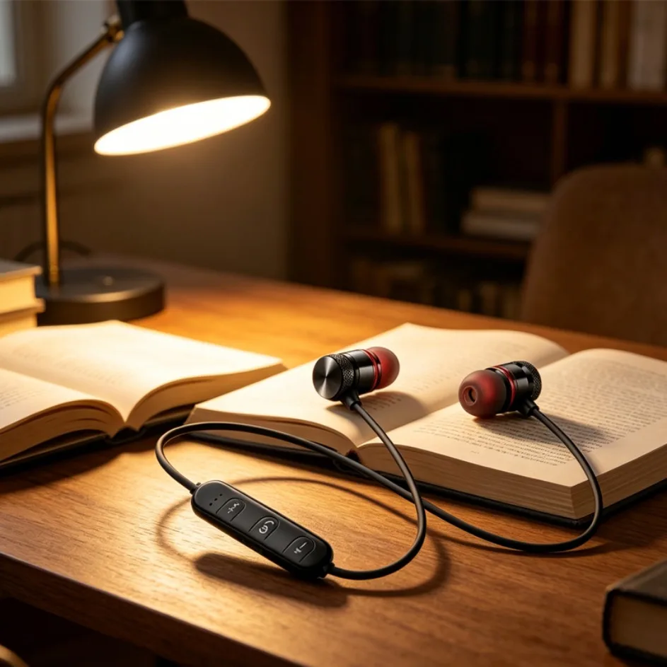 Magnetic Neckband Sports Earphones - reo Sound with Control Neckband Bluetooth