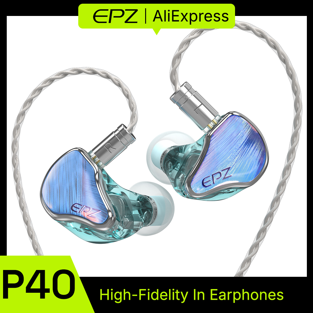 Planar Magnetic Iem Earphones - EPZ P40 Hybrid IEM 2DD+Planar+PZT Wired