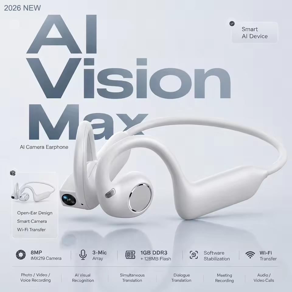 Headphones - NEW Ear Hook Bone Conduction AI