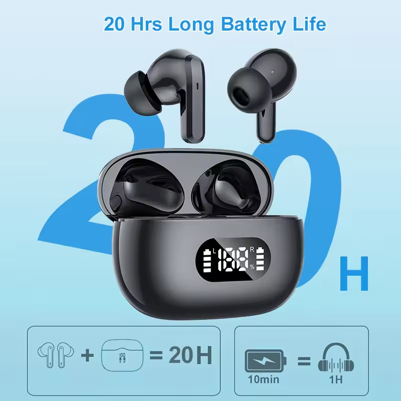 BT 5.4 Stereo Wireless Earbuds - Bone Conduction Running Headphones recension och pris