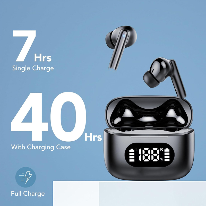 BT 5.4 Stereo Wireless Earbuds - Bone Conduction Running Headphones recension och pris
