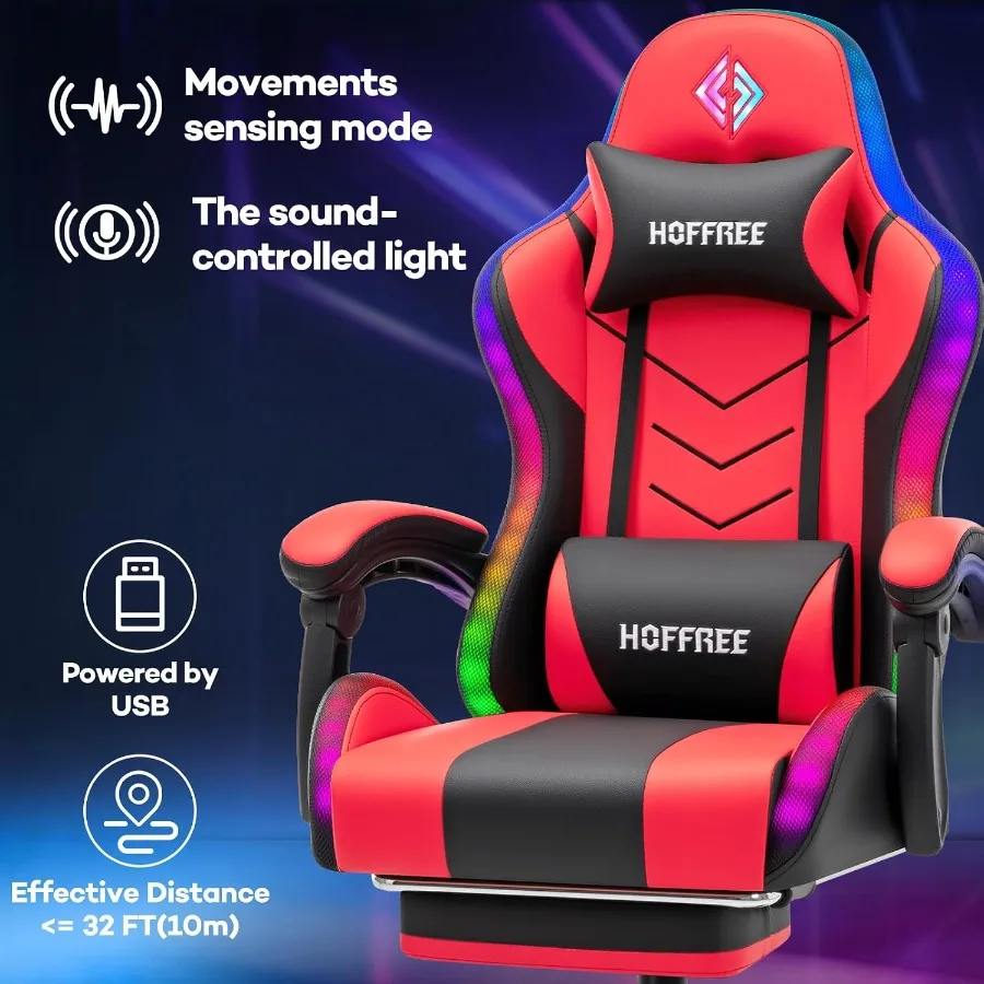 RGB Gaming Chair with Speakers - Speakers recension och pris