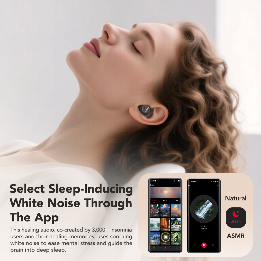 MINISO MS217 Wireless Earbuds: - Sleep Mask Headphones Bluetooth recension och pris