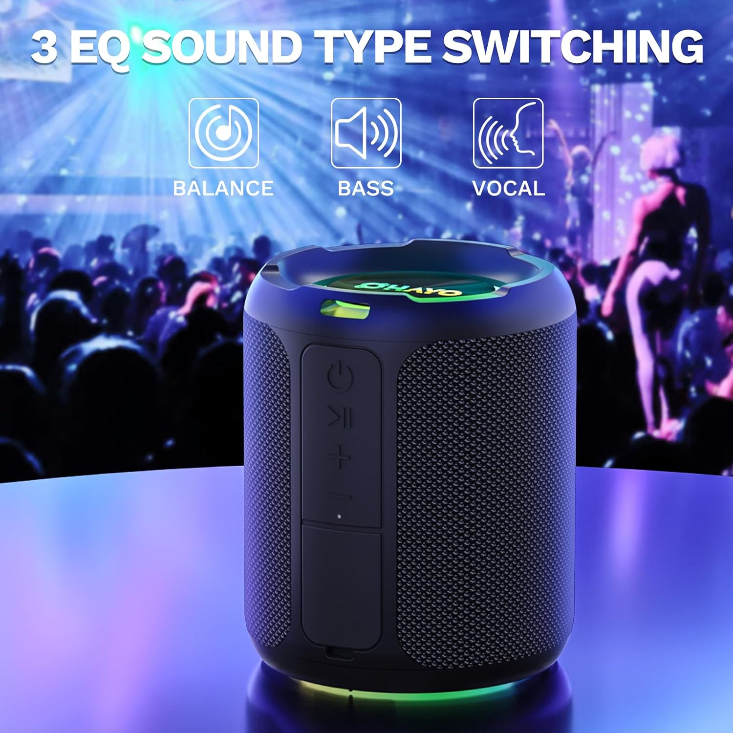 Ohayo Bluetooth Speaker,IPX7 W - Portable Bluetooth Speaker Waterproof Ipx7 recension och pris