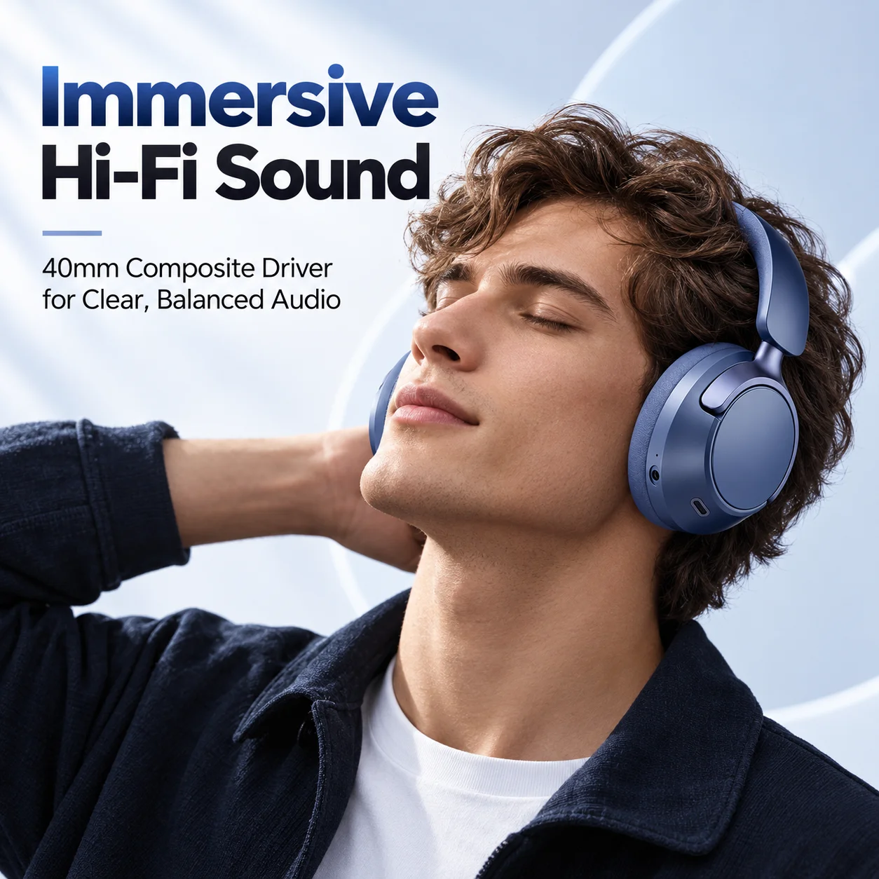 Gaming Headset Bluetooth Headp - Anc Wireless Over Ear Headphones recension och pris