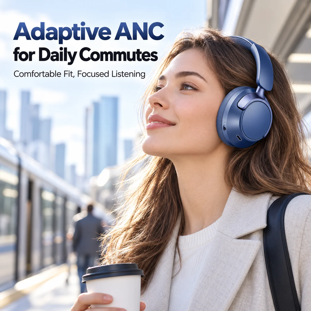 Gaming Headset Bluetooth Headp - Anc Wireless Over Ear Headphones recension och pris