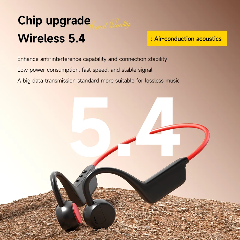 NEW Bone Conduction Headset Bl - Bone Conduction Running Headphones recension och pris