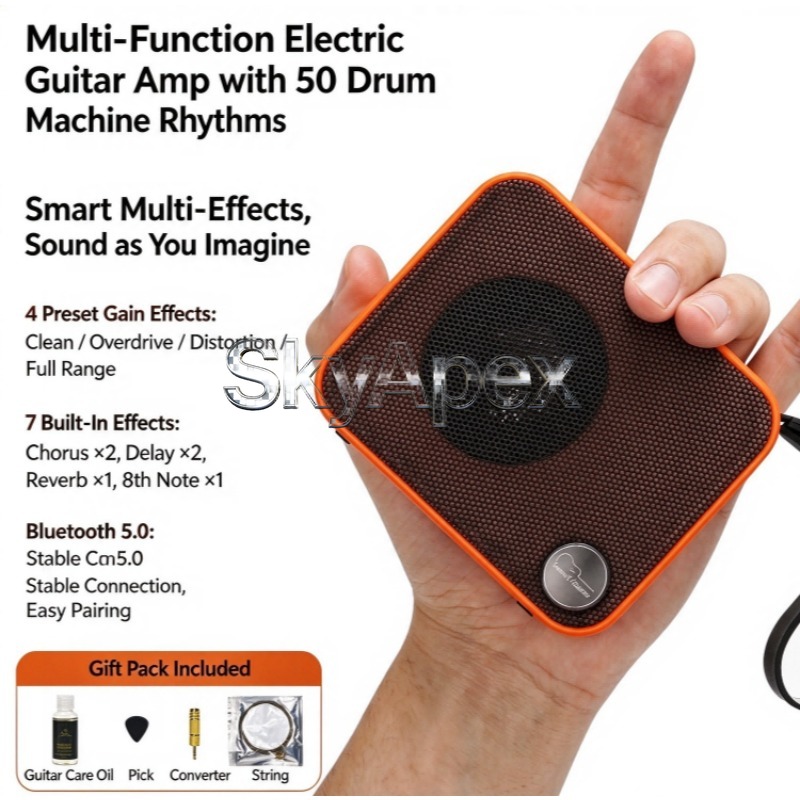 Portable Mini Guitar Speaker O - Speakers recension och pris