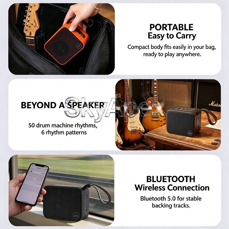 Portable Mini Guitar Speaker O - Speakers recension och pris
