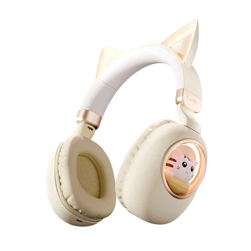 Foldable Bluetooth 5.3 Wireles - Cat Ear Bluetooth Headset Led recension och pris