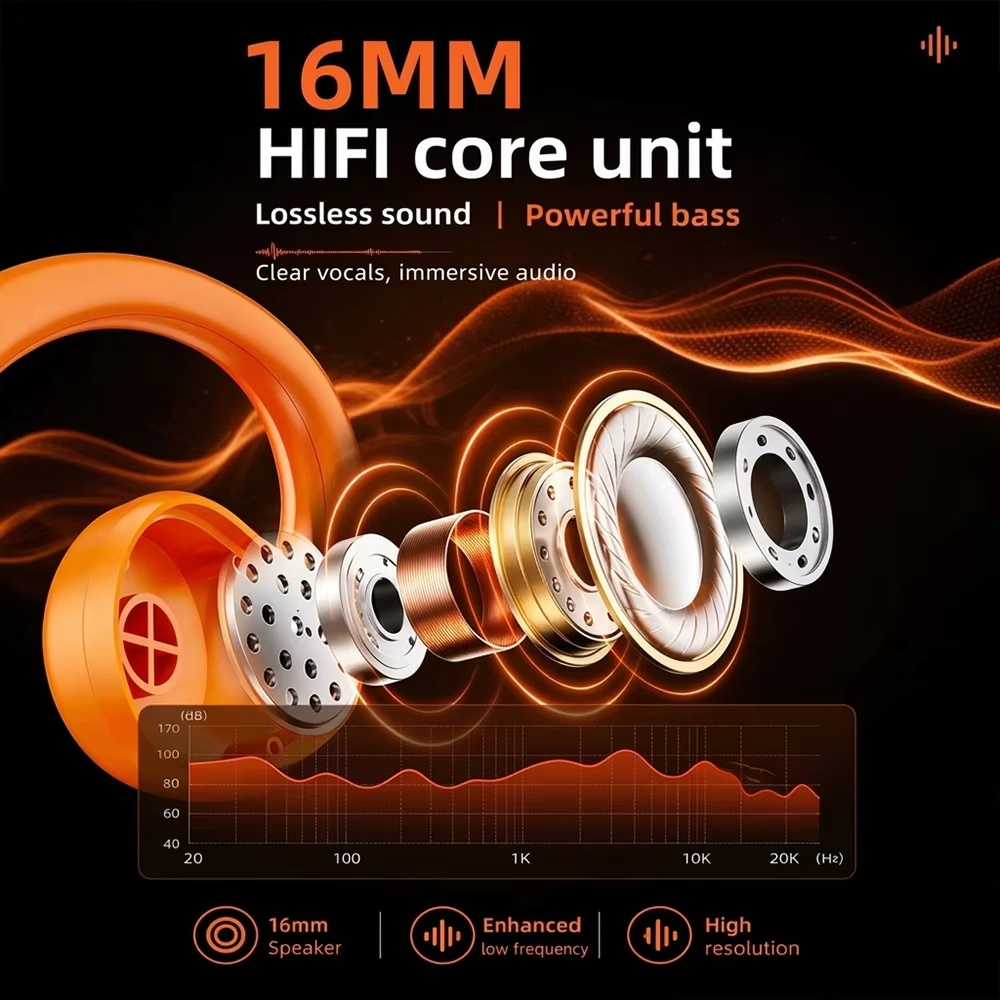 E12 Ear Hook Bone Conduction H - Bone Conduction Running Headphones recension och pris