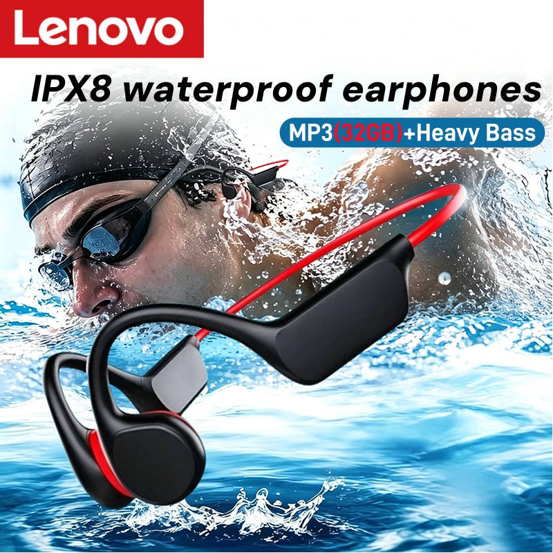 Lenovo Bone Conduction Headset - Bone Conduction Running Headphones recension och pris