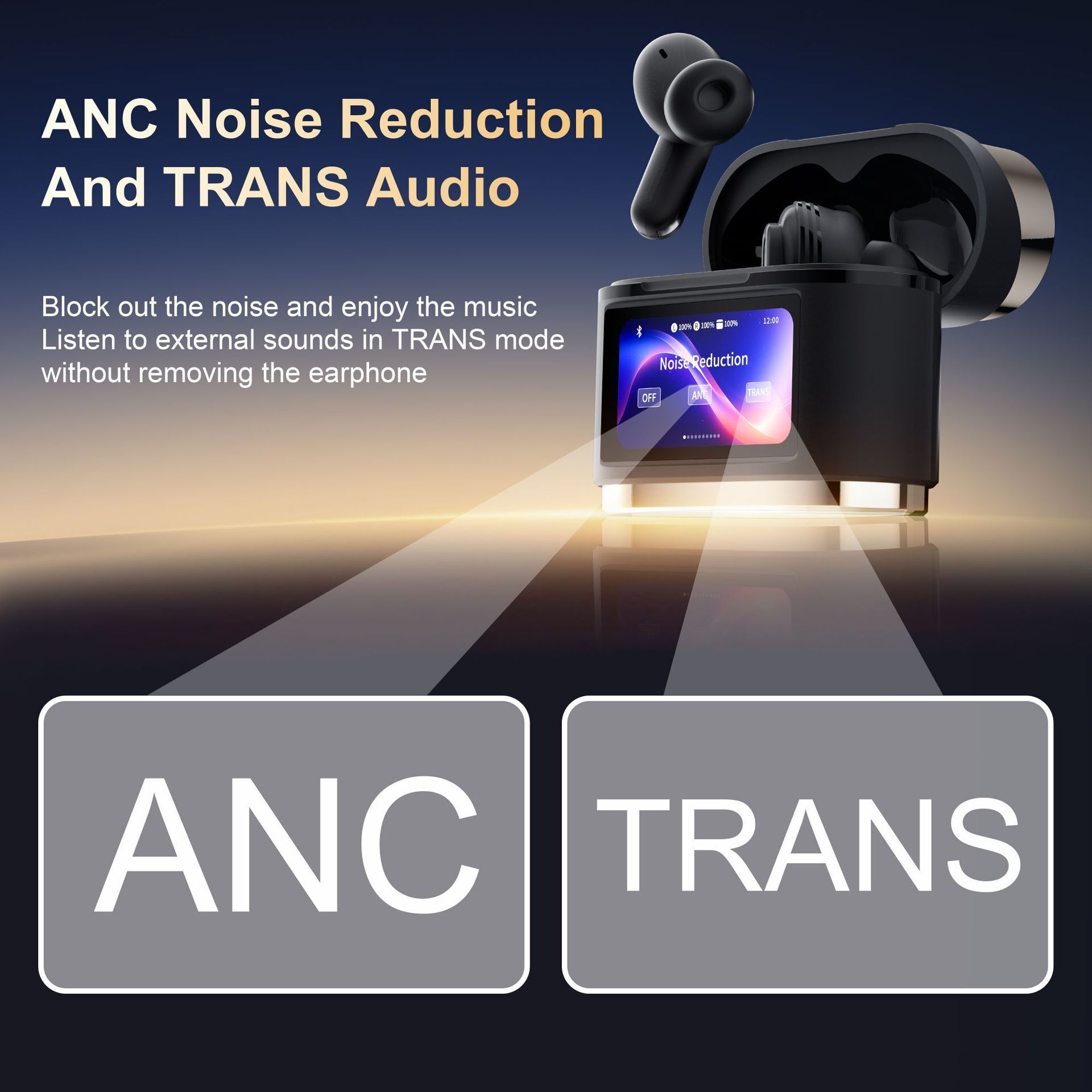 In-ear Smart ANC Noise Reducti - Anc Wireless Over Ear Headphones recension och pris
