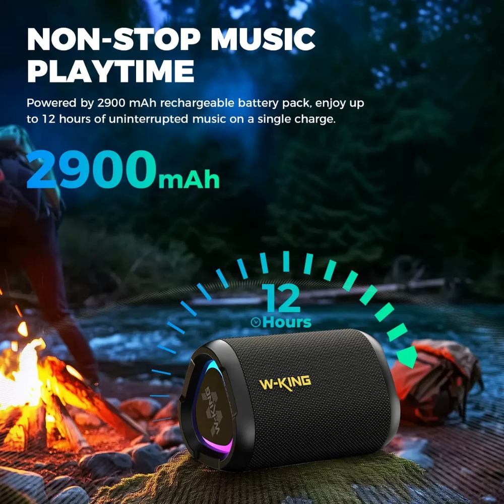 W-KING D110 Wireless Speaker w - Portable Bluetooth Speaker Waterproof Ipx7 recension och pris