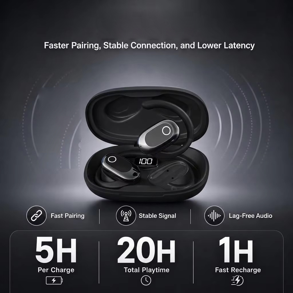 Open Ear Earphones and Wireles - Bone Conduction Running Headphones recension och pris