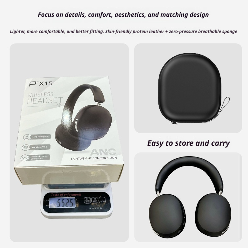 High Quality Anc Over Ear Wire - Anc Wireless Over Ear Headphones recension och pris