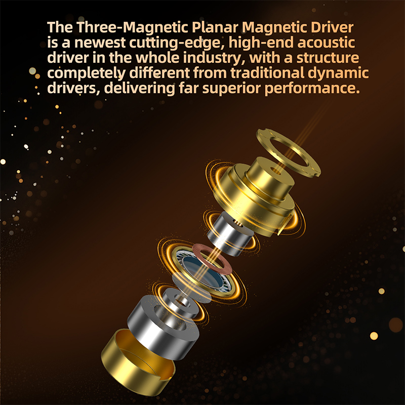 KZ Duonic Wired IEMs Triple-Ma - Planar Magnetic Iem Earphones recension och pris